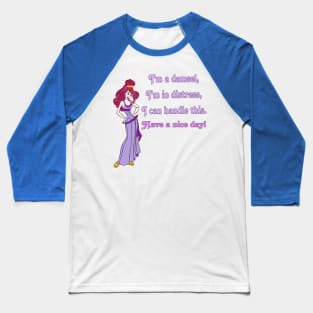 Damsel in Distress Baseball T-Shirt